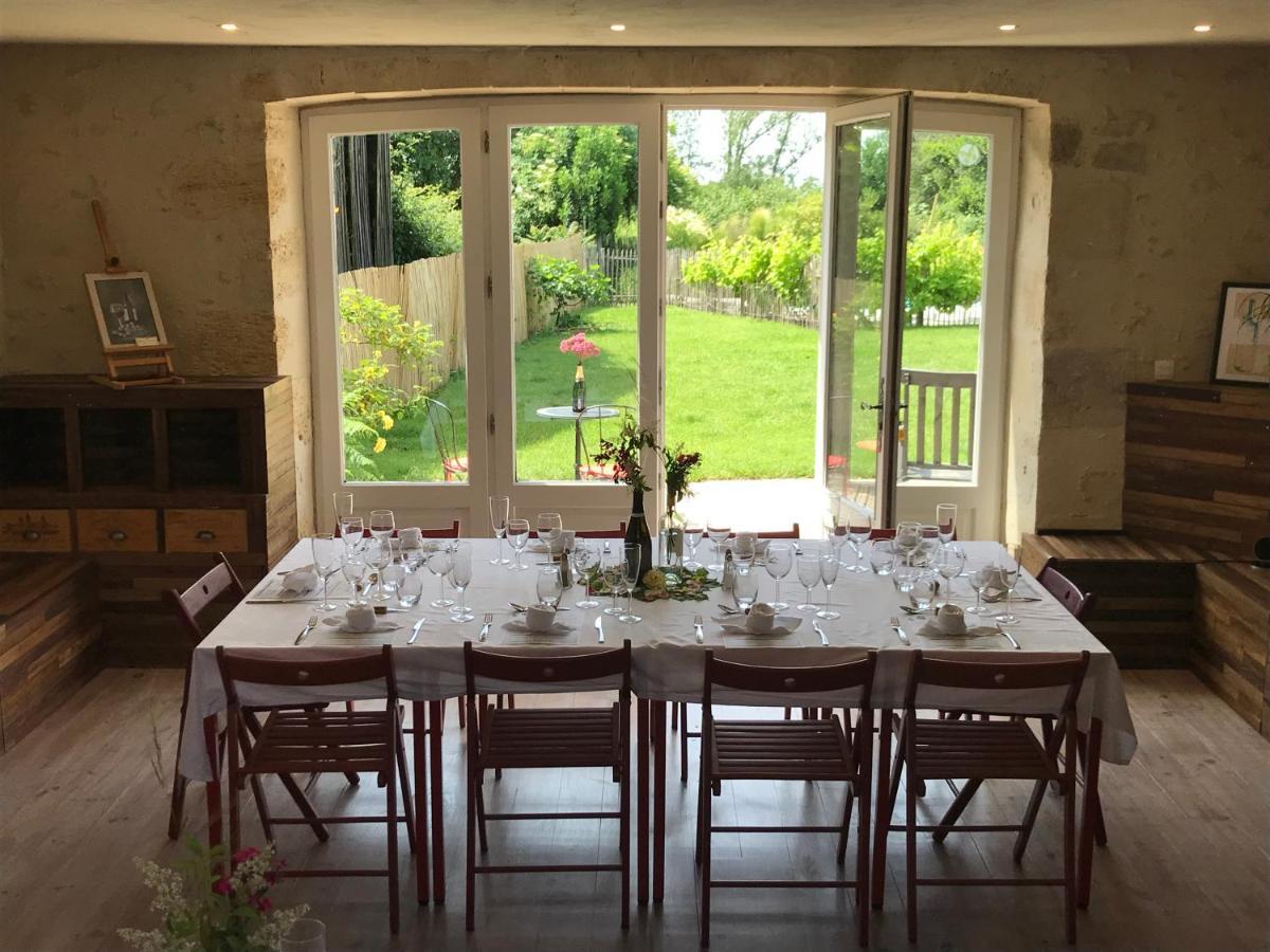 Maison d'Hôtes Rouge Bordeaux Auros Extérieur photo