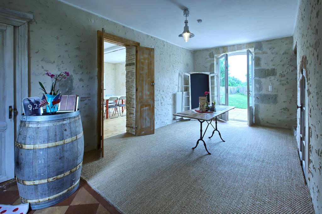 Maison d'Hôtes Rouge Bordeaux Auros Extérieur photo